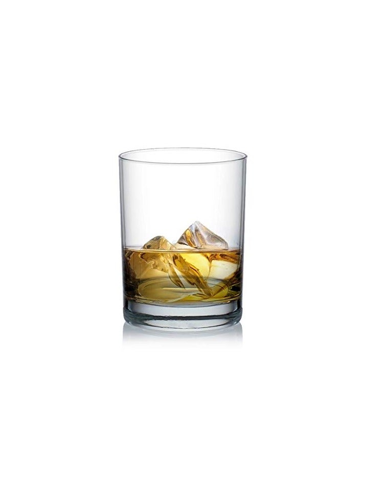 Double Rock Glass, Set Of 6, Clear, 385 Ml, B00414, Rock Glass, Double Rock Glass, Lowball Glass, Water Glass