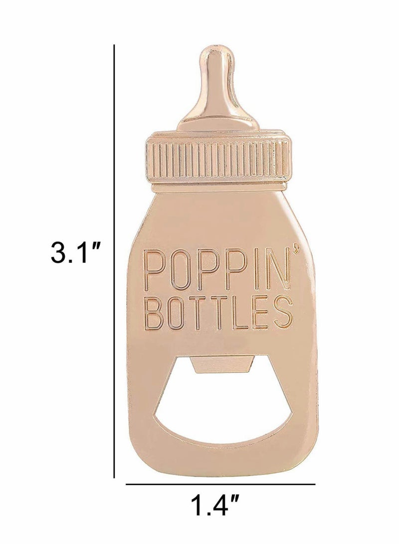 12 Pieces Bottle Opener Baby Shower Favor for Guest, Party Decoration Supplies