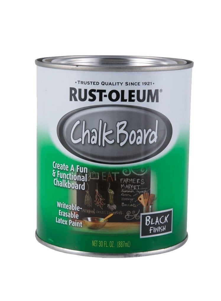 Brush-On Chalkboard Paint (887 ml, Black)