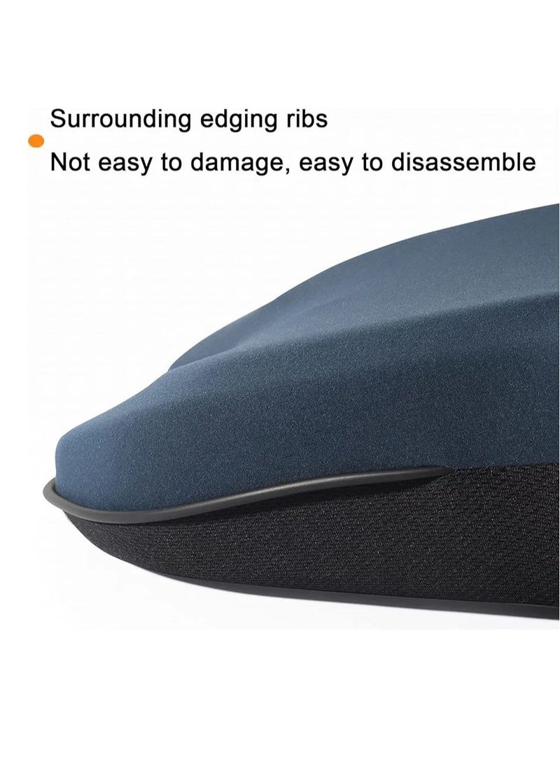 Lumbar Support Pillow, Car Lower Back Support Cushion with Memory Foam, Portable Comfortable Adjustable Backrest for Lower Back Pain Relief for Car, Office Chair, Home, Travel, Camping, Pink