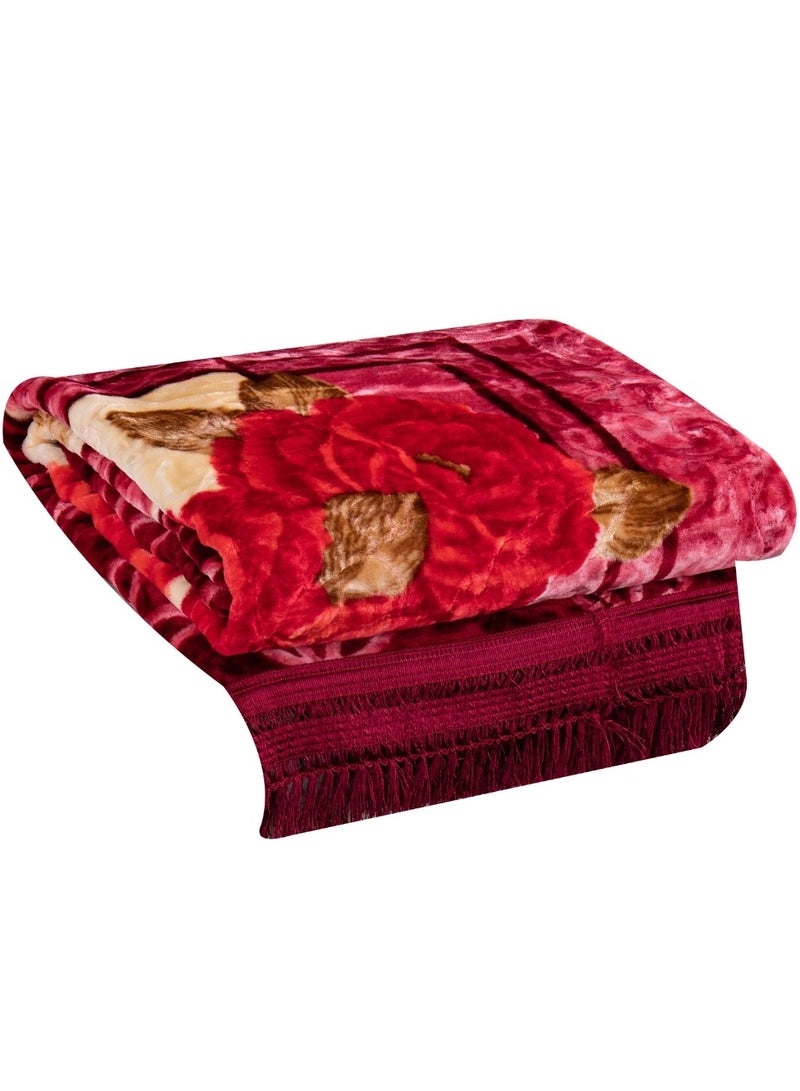 Korea Quality Blanket Set of 4 Pieces King Size Super Soft Double Ply Combo Blanket
