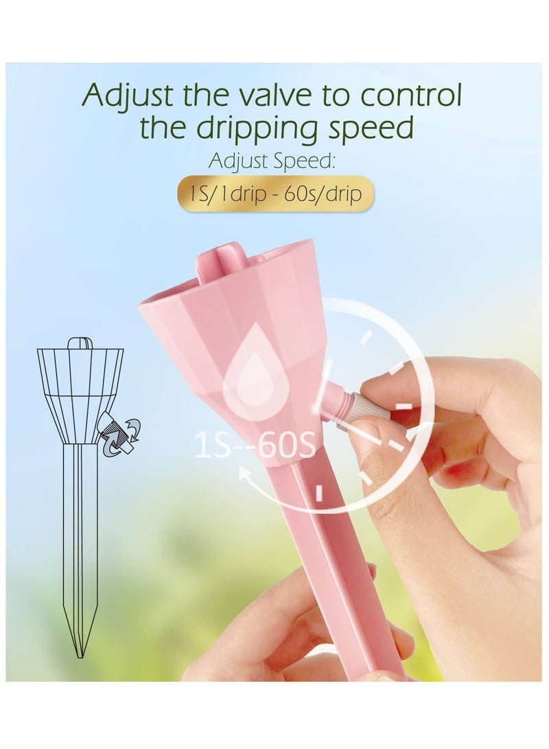 Self Watering Spikes - 9 Pcs Plant Waterer with Slow Release Control Valve
