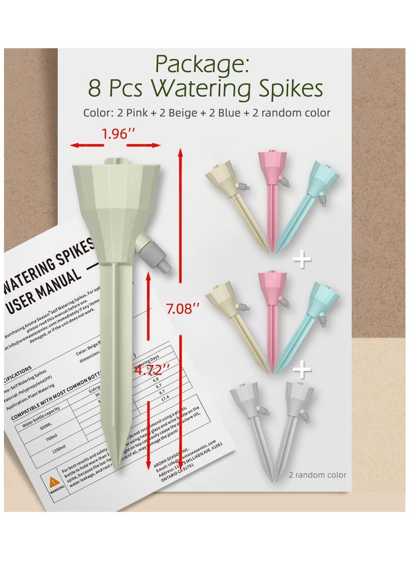 Self Watering Spikes - 9 Pcs Plant Waterer with Slow Release Control Valve