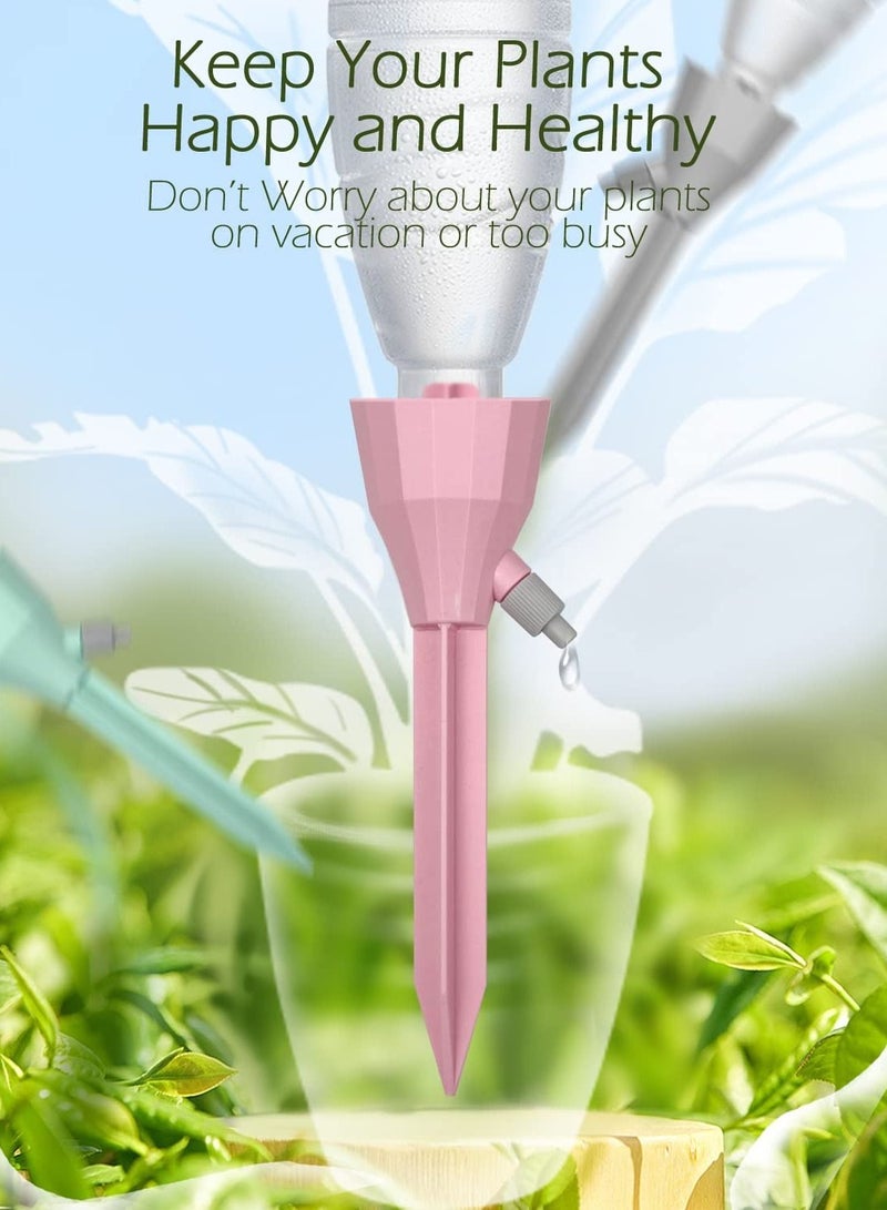 Self Watering Spikes - 9 Pcs Plant Waterer with Slow Release Control Valve