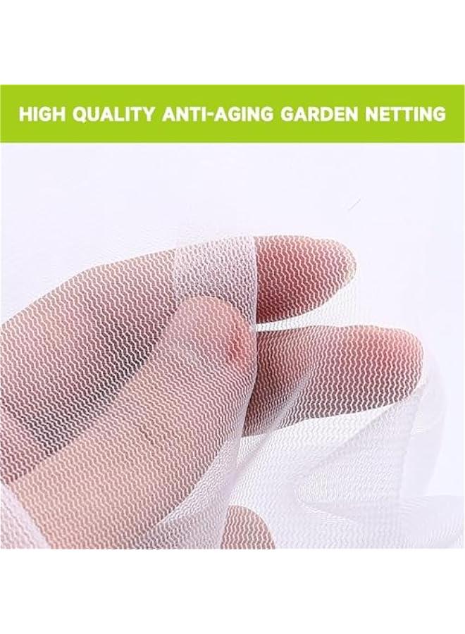 4 Packs 2 Size Garden Plant Netting Blueberry Bushes Protection Netting Covers Bags, Tomato Fruit Trees Protective Cover Bags Plant from Insect Bird Eating （2 * 4.92x3.94 FT+2 * 3.3x2.63 FT）