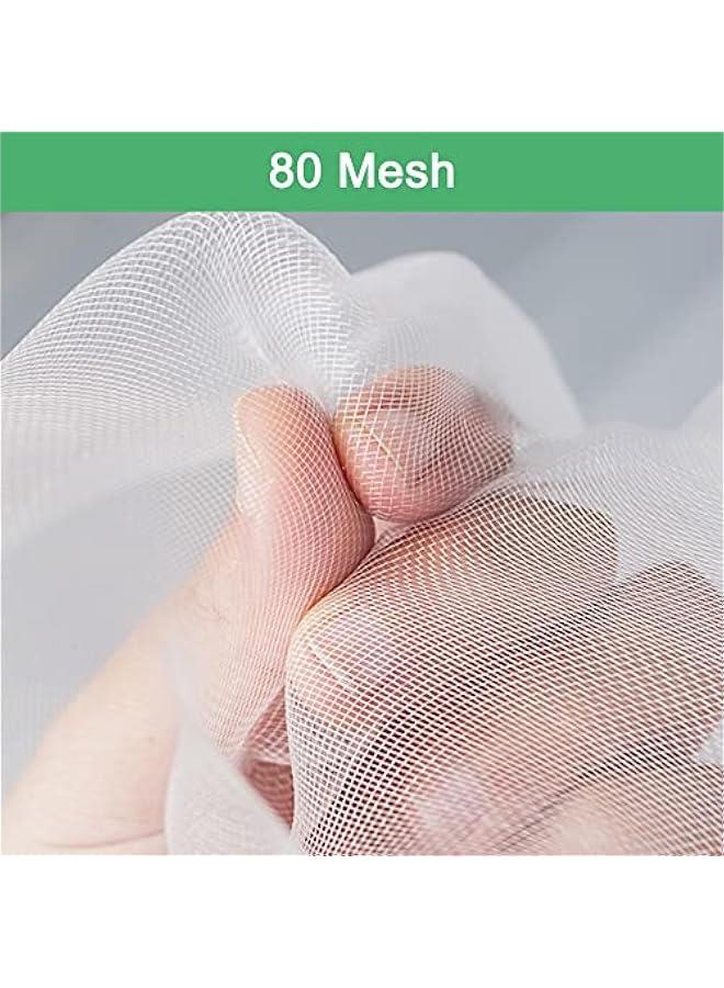 Garden Netting Pest Barrier, Durable Ultra Fine Bug Netting for Garden Protection Row Cover Raised Bed Screen Mesh Greenhouse Mosquito Net, Protecting Tree Plants Vegetable Flowers Fruits (9.8×13.2F