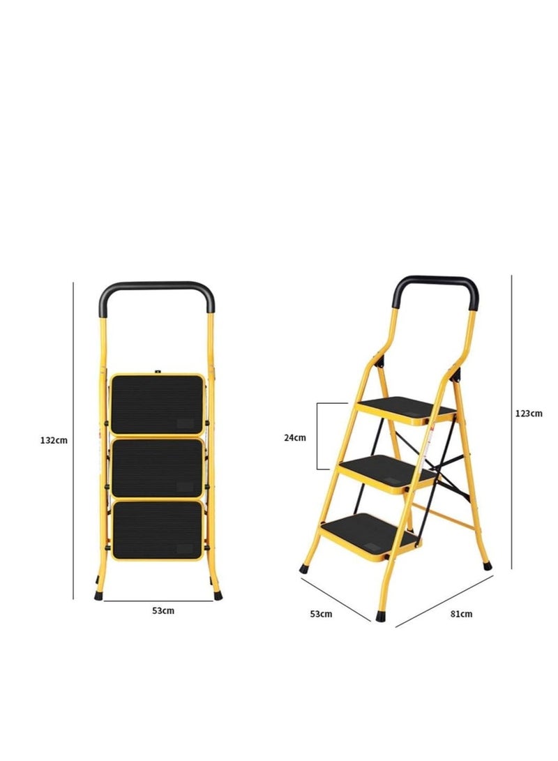 Steel 3 Step Ladders