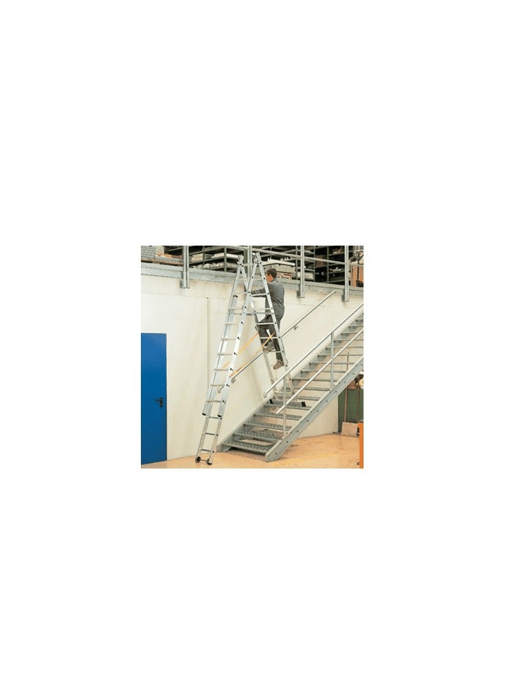 Multi Purpose 4x2 x 2.6m Foldable Aluminium Ladder 8 Rungs