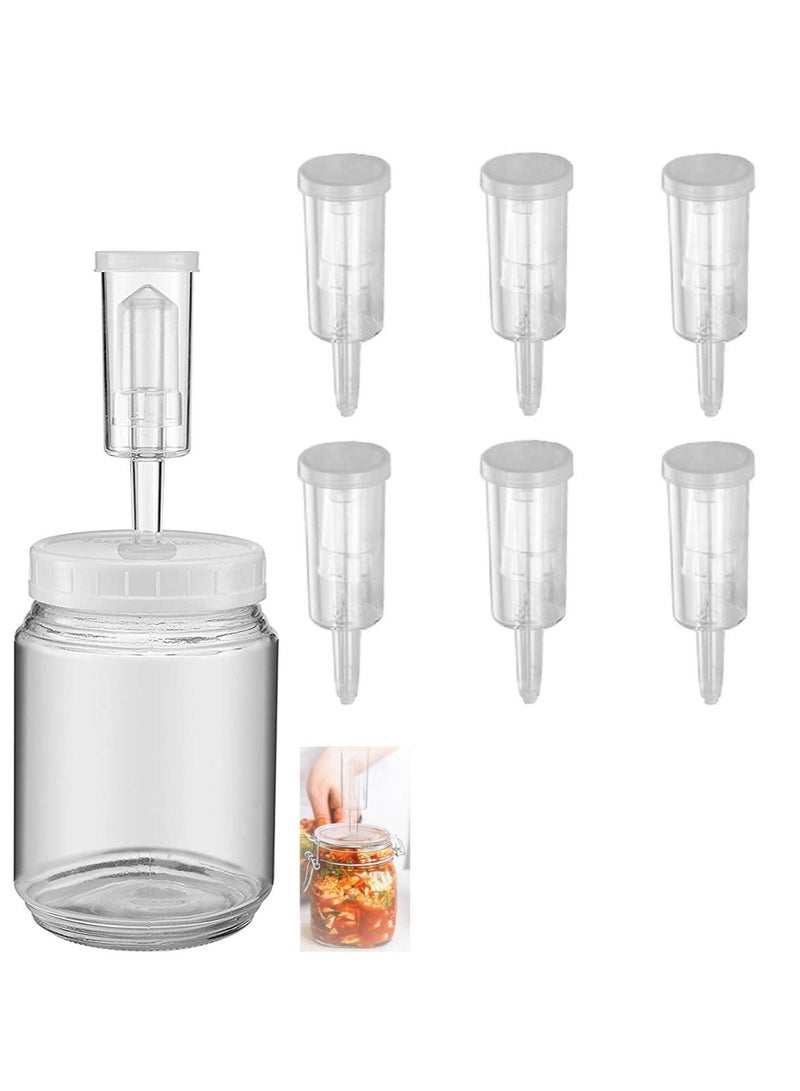 6 Pieces Airlocks Homebrew Bubble Airlock for Fermentation for Home DIY Fermentation