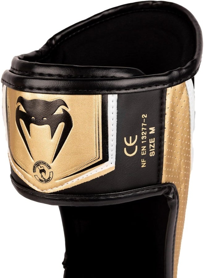 Elite Evo Shinguards White/Gold