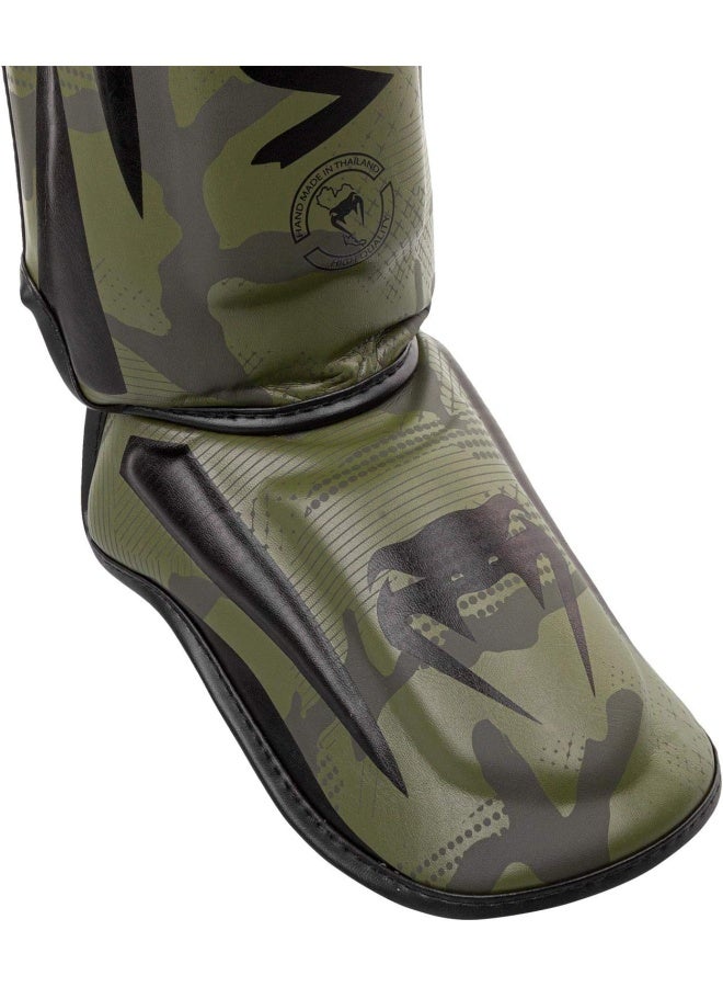 Elite Shin Guards-Khaki/Camo