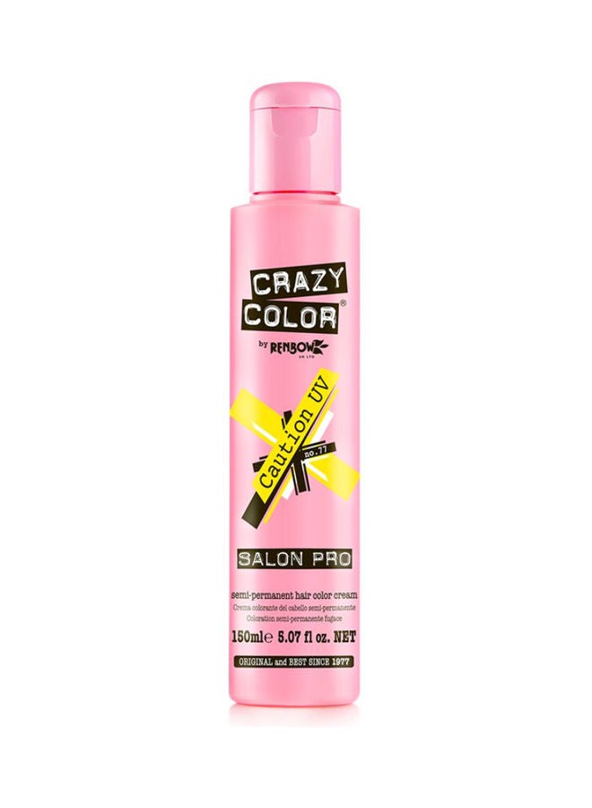 Semi-Permanent Hair Dye Cautionuv 150ml
