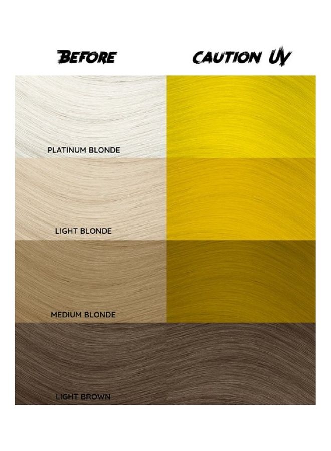 Semi-Permanent Hair Dye Cautionuv 150ml