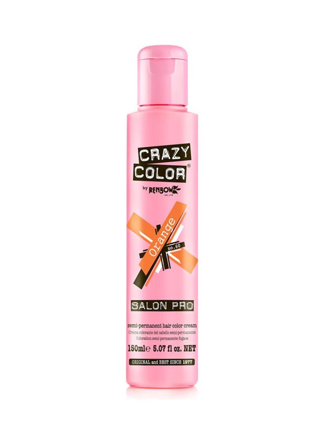 Semi-Permanent Hair Dye Orange 150ml
