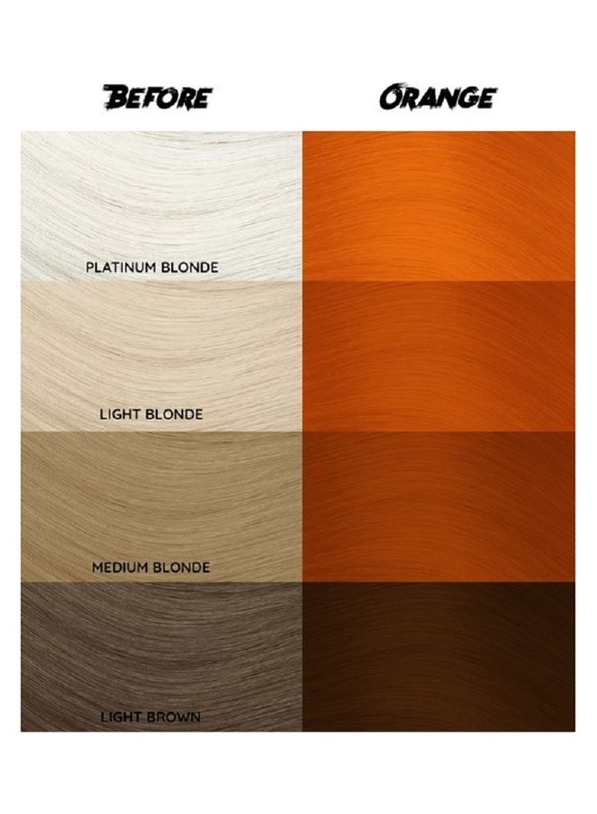 Semi-Permanent Hair Dye Orange 150ml