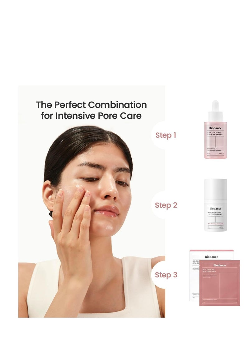 BIODANCE Bio-Collagen Real Deep Mask, Hydrating Overnight Mask, Pore Minimizing, Elasticity Improvement | 34g x4ea