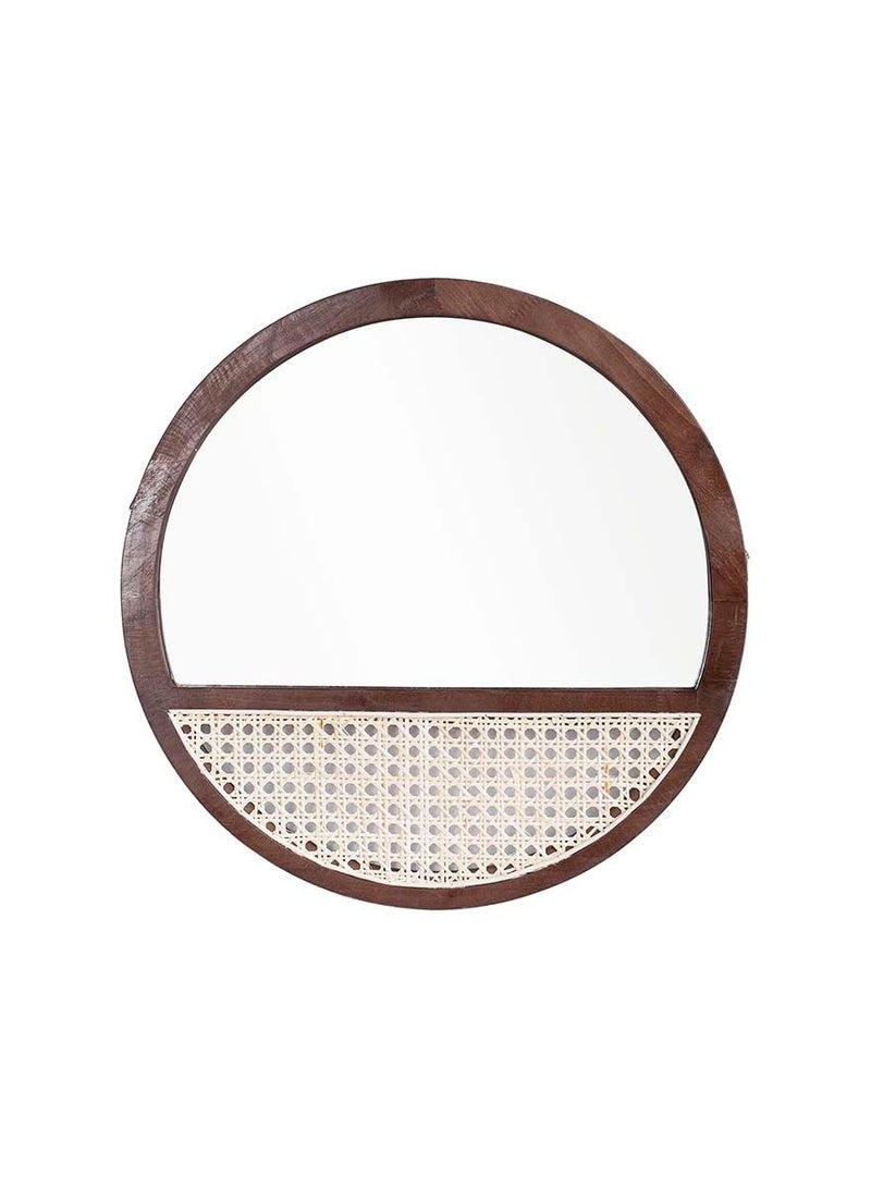 Rattan Mirror with weaving