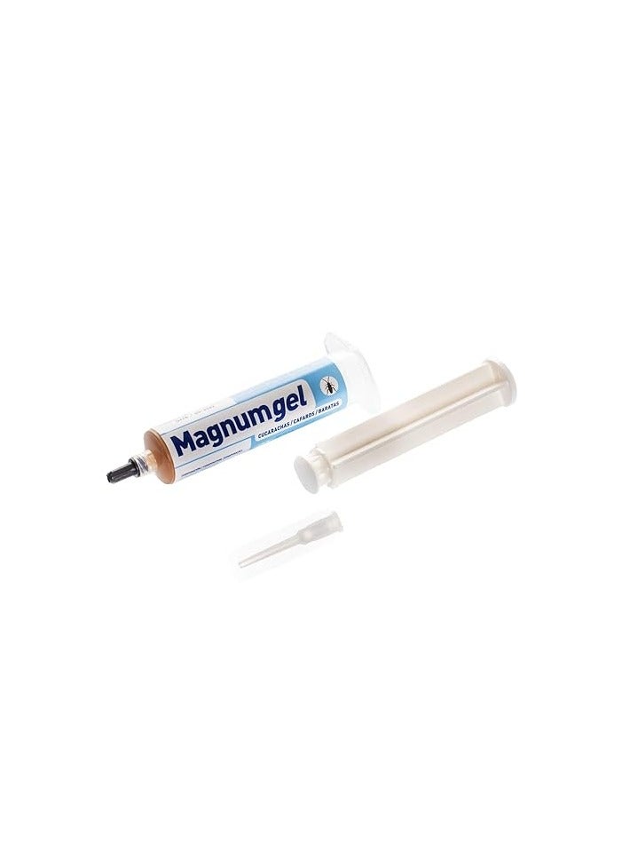 Magnum Gel Insecticide is a Highly Effective Solution Formulated to Control and Eliminate Cockroach Infestations 40 Gram Gel Bait is Designed for Easy Application and Targeted Action Providing a Long Lasting Remedy to Keep your Home or Business Cockroach Free.