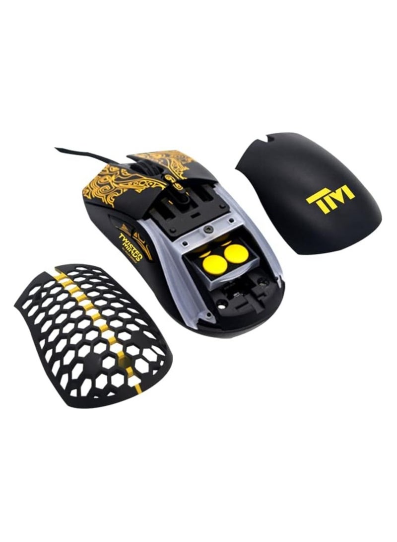 Twisted Minds COOLKNIGHT Wired Gaming Mouse RGB - BLACK - 12000 DPI