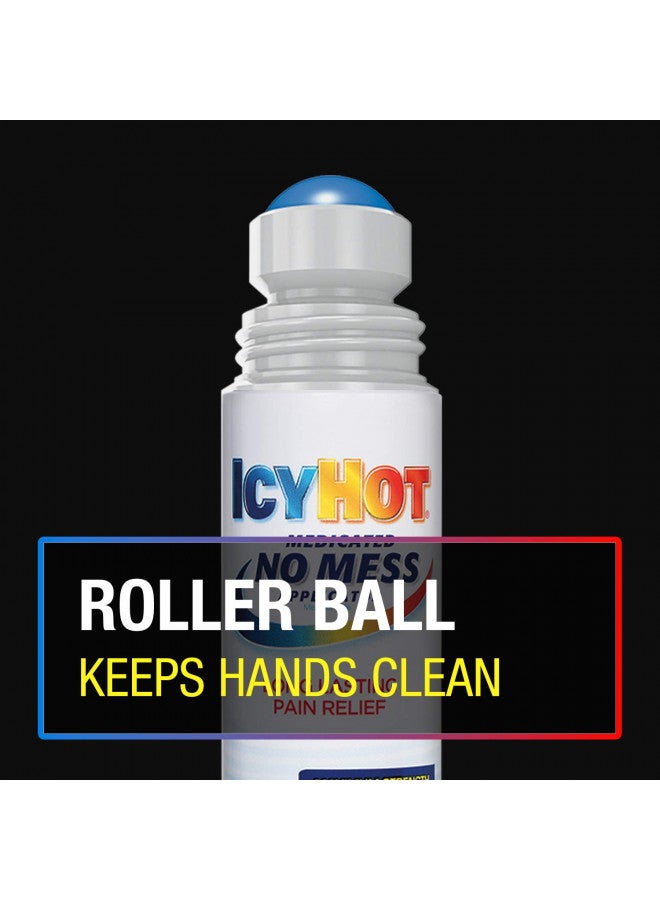 Icy Hot Original Medicated Pain Relief Liquid with No Mess Applicator, 2.5 Fluid Ounces