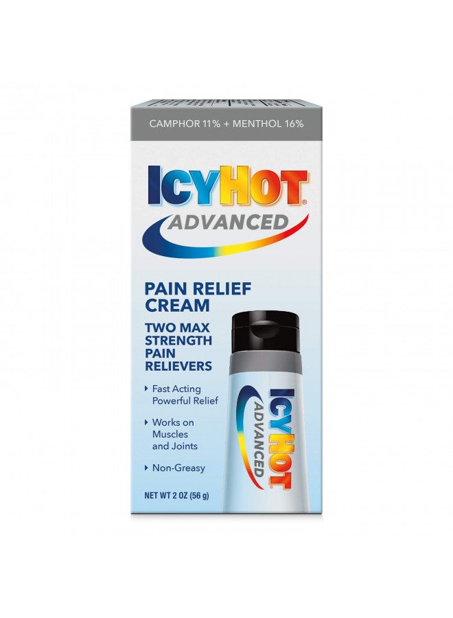 Icy Hot Advanced Relief Pain Relief Cream, 2 Ounces