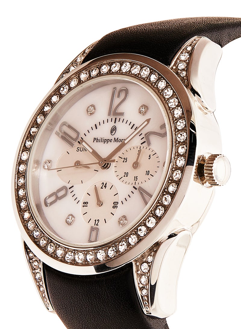 women Water Resistant Leather Analog Wrist Watch LS1112WPWB