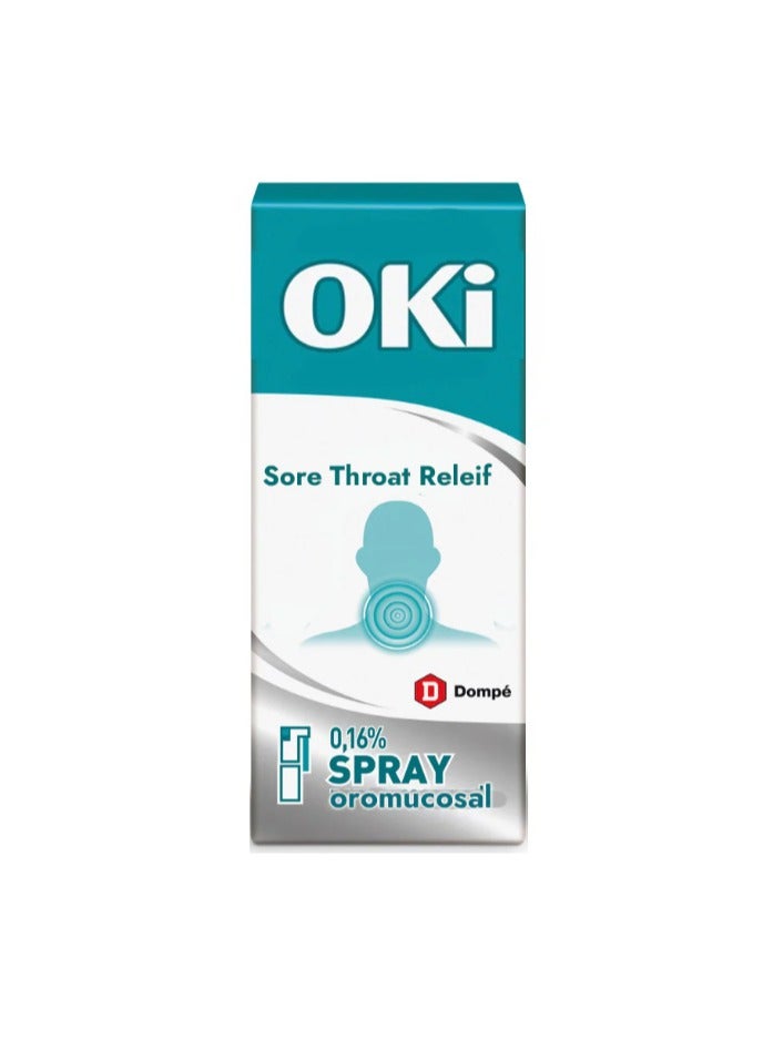 Oki Sore Throat Relief Spray 0.16% 15ml