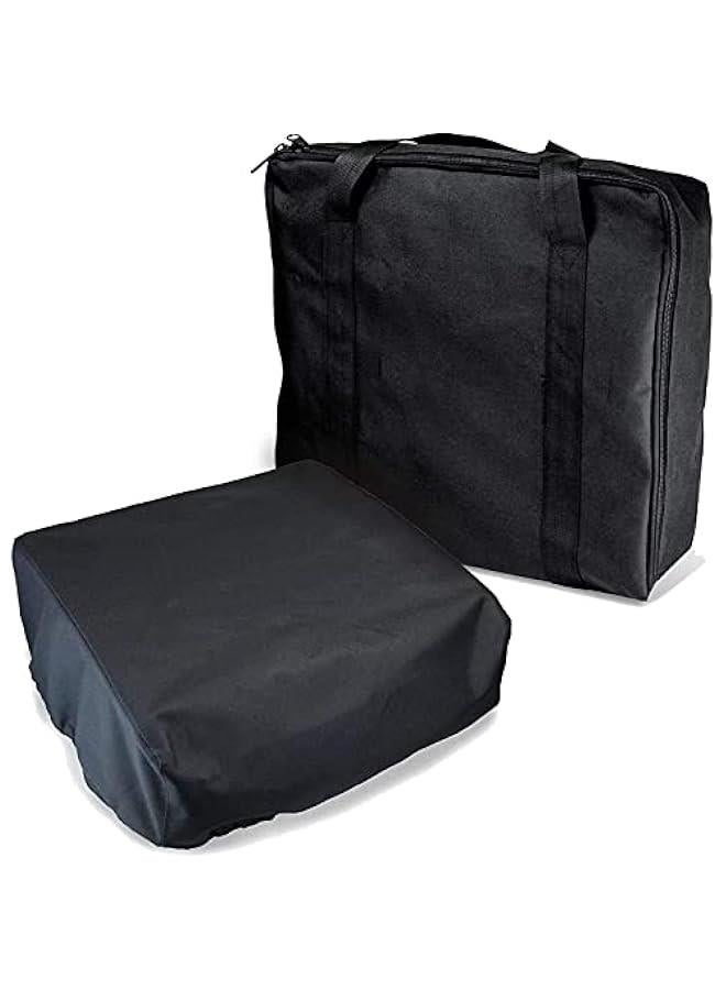 22 Inch Grill Cover and Carry Bag for Blackstone 22 Inch Tabletop Griddle with Griddle Hood, 600D Heavy Duty Water Proof Grill Cover and Carry Bag (for 22 with Hood)