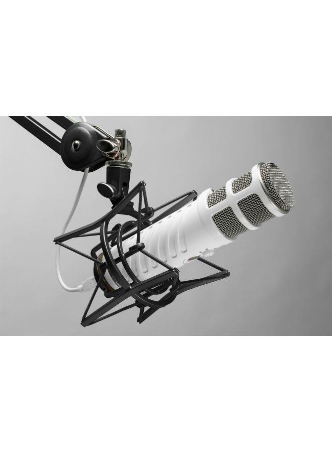 Podcaster USB Microphone White/Black