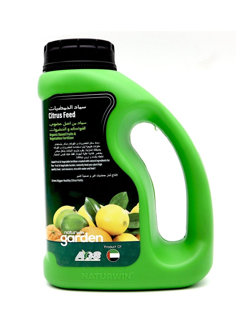 Naturwin Organic Based Citrus Feed Fruit & Vegetables Fertilizer 500ml is a Premium Liquid Fertilizer Specifically Formulated for Citrus Trees and a Variety of Fruit and Vegetable Plants.