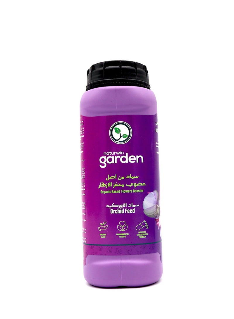 Organic Based Orchid Feed Liquid Flowers Booster is a Specially Formulated Liquid Fertilizer Designed to Enhance Growth and Blooming of Orchids With a 500ml Bottle Orchid Feed Provides Essential Nutrients in an Organic form Promoting Vibrant Flowers and Healthy Foliage.