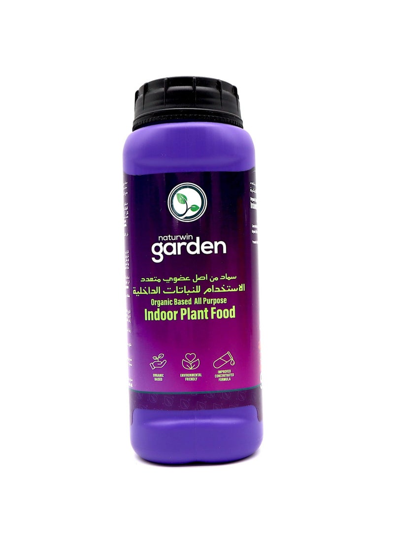 Organic Based Indoor Plant Food Liquid Fertilizer 500ml is a Specially Crafted Fertilizer Designed to Meet the Unique Needs of Indoor Plants.