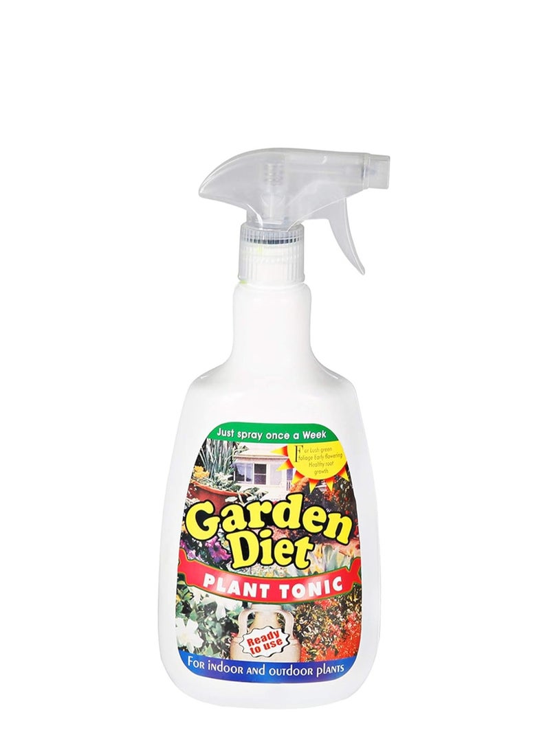 Ready to Use Garden Diet Plant Tonic Liquid Spray Fertilizer 860ml is an All in one Solution Designed to Enhance the Health and Growth of your Plants.