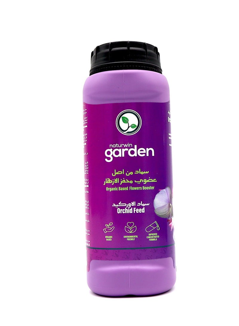 Organic Based Orchid Feed is a Specially Formulated Liquid Fertilizer Designed to Enhance the Growth and Blooming of Orchids Packaged in a Convenient 500 ml Bottle Orchid Feed Provides Essential Nutrients to Promote Vibrant Flowers and Robust Plant Health.