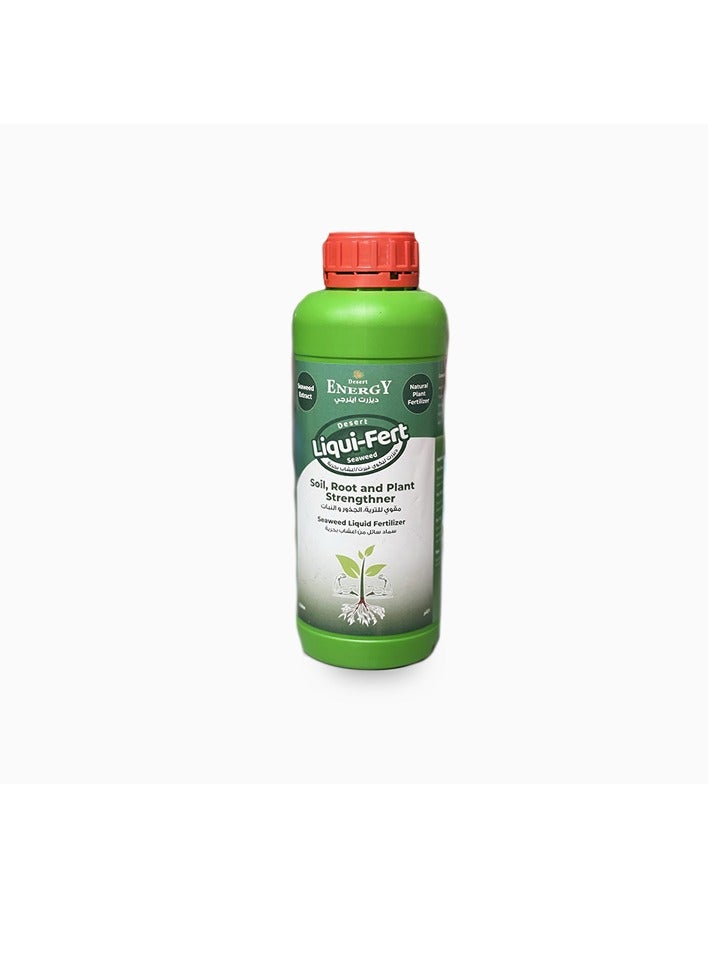 Desert Energy Seaweed Liquid Fertilizer 500ml For Roots Soil And Plant Stronger is Designed to Promote Root Growth Improve Soil Health and Enhance Overall Plant Strength.