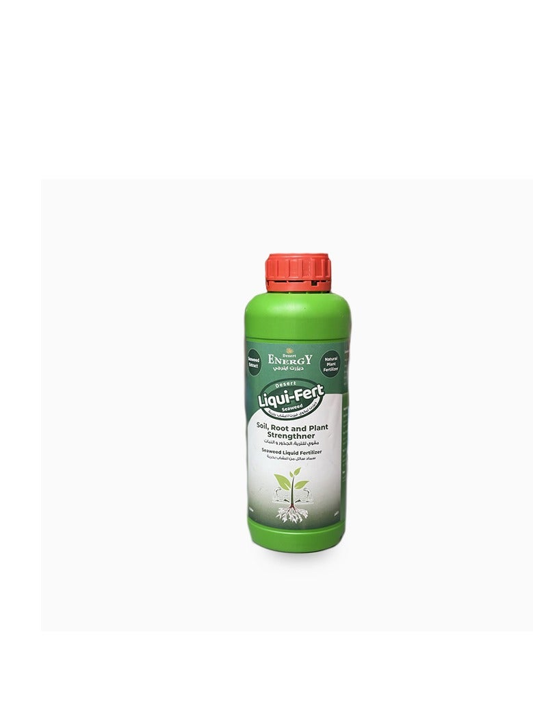 Desert Energy Seaweed Liquid Fertilizer 500ml For Roots Soil And Plant Stronger is Designed to Promote Root Growth Improve Soil Health and Enhance Overall Plant Strength.