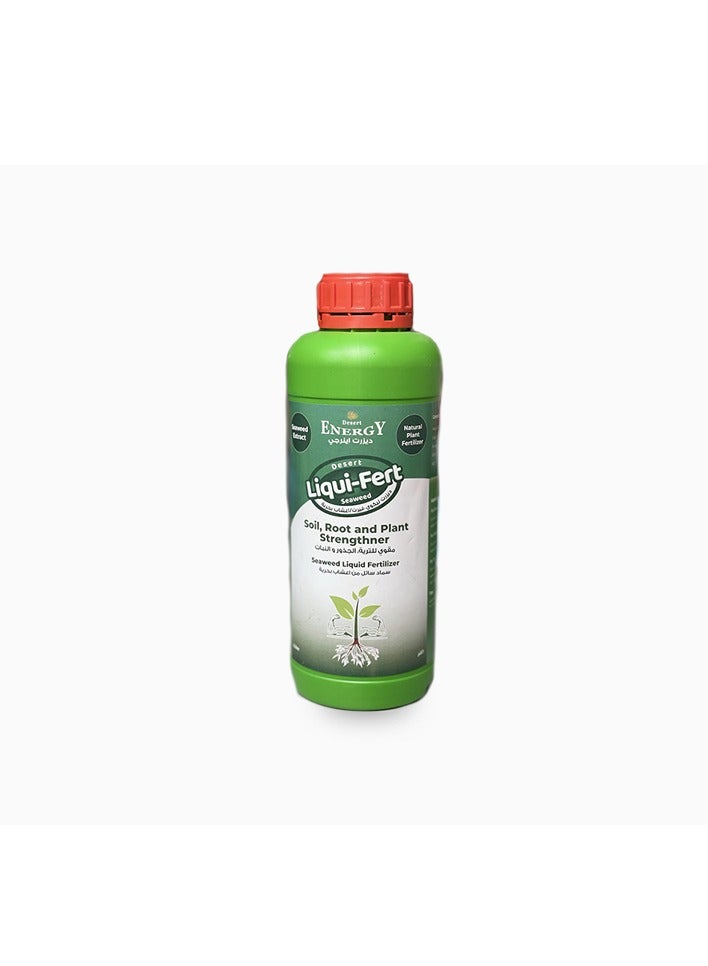 Desert Energy Seaweed Liquid Fertilizer 500ml For Roots Soil And Plant Stronger is Designed to Promote Root Growth Improve Soil Health and Enhance Overall Plant Strength.