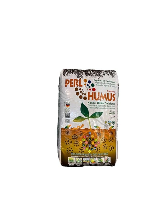 Perl Humus is a Premium Natural Humic Acid Substance Designed to Enhance Soil Health and Fertilit 20kg Bag Organic Soil Conditioner is Ideal for Improving Soil Structure Increasing Nutrient Availability and Promoting Vigorous Plant Growth.