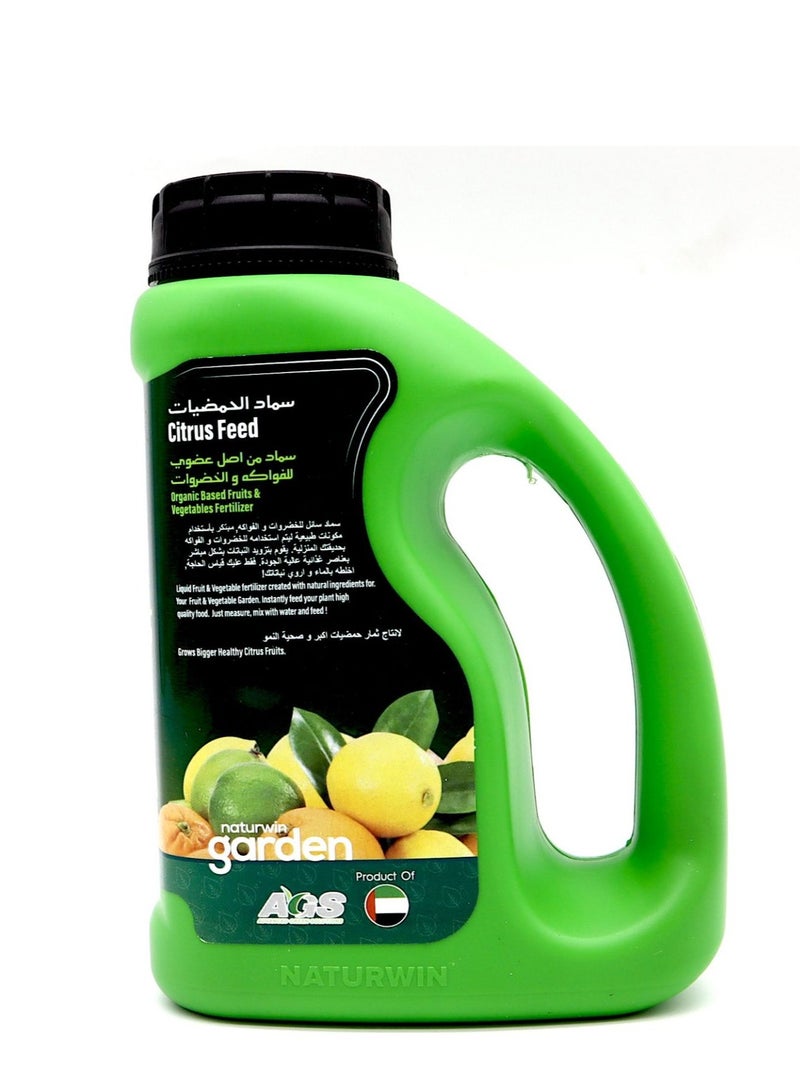 Naturwin Organic Based Citrus Feed Fruit & Vegetables Fertilizer 500ml is a Specially Formulated Liquid Fertilizer Designed to Provide Essential Nutrients for Citrus Plants Fruit Trees and Vegetables.