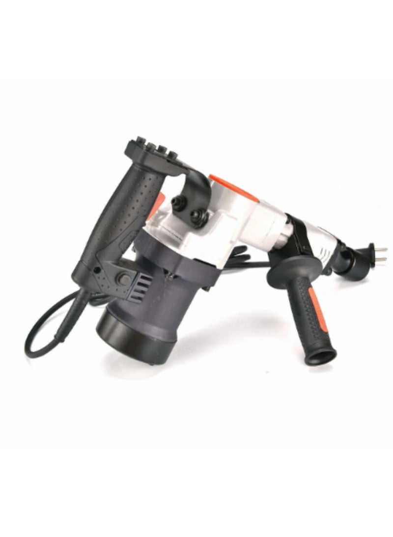 1600W Makute Electric Hammer Breaker  With 3900rpm 30mm Chuck Dia 2 Function  for Efficient Crushing and Drilling in Concrete Strong Walls and More (DH30A)