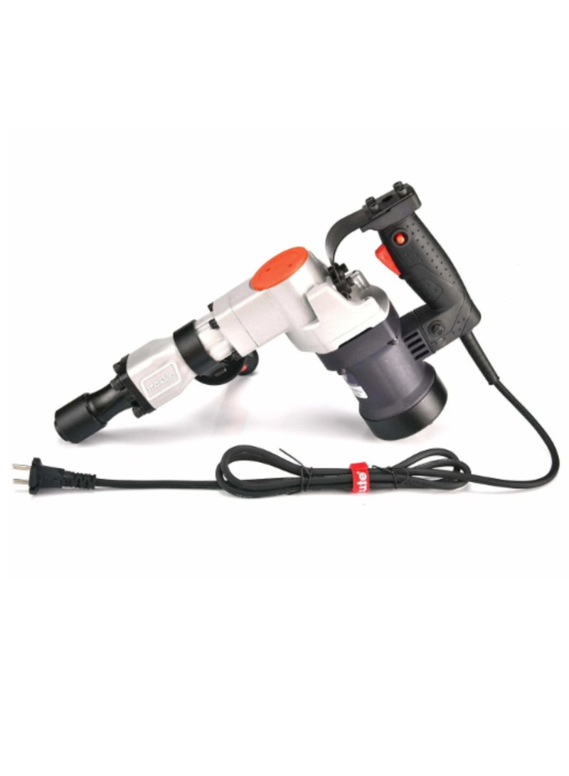 1600W Makute Electric Hammer Breaker  With 3900rpm 30mm Chuck Dia 2 Function  for Efficient Crushing and Drilling in Concrete Strong Walls and More (DH30A)