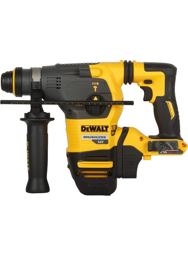 Dewalt DCH333X2 54V Xr Flexvolt Li-Ion 30Mm Sds-Plus 3 Mode 4Kg Cordless Hammer With Brushless Motor And 2X9.0Ah Batteries-Perform And Protect Shield