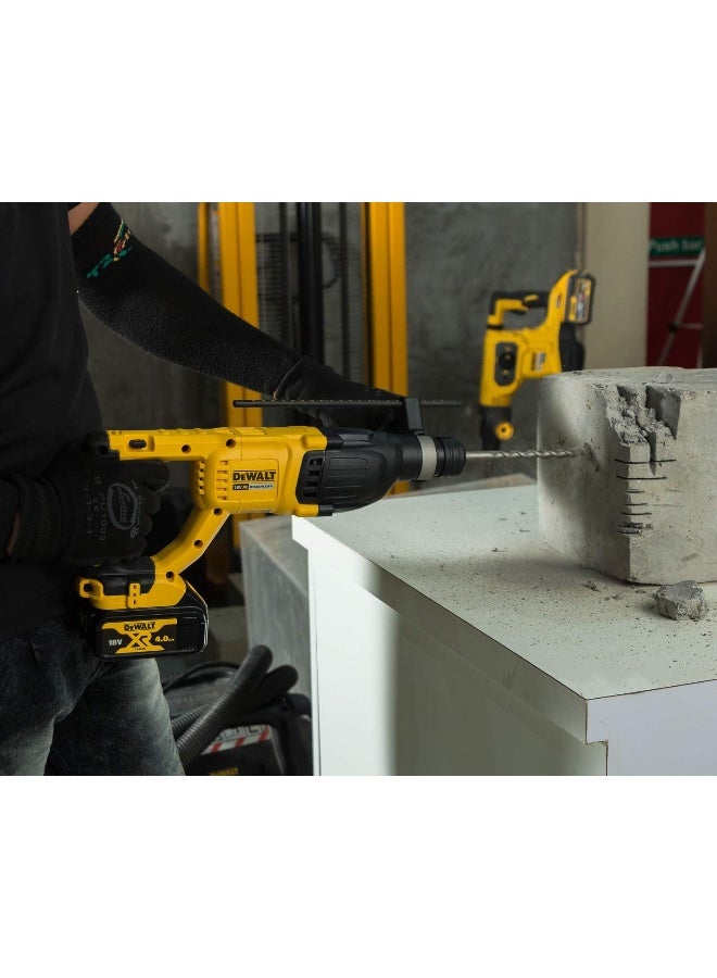 Dewalt Dch133M1 18V Li-Ion 26Mm Sds-Plus 3-Mode 2Kg Cordless Hammer With Brushless Motor And 1X4.0Ah Battery