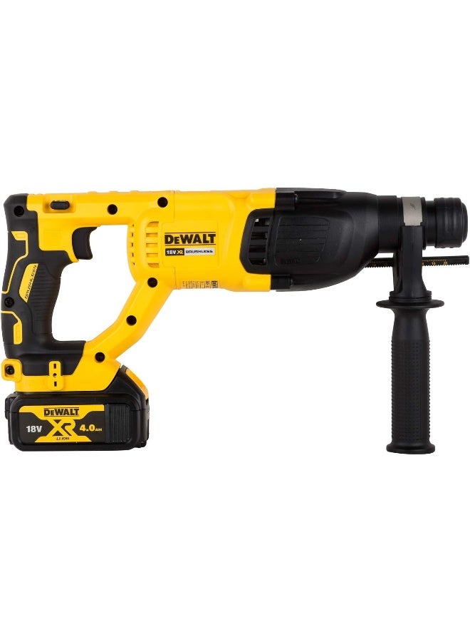 Dewalt Dch133M1 18V Li-Ion 26Mm Sds-Plus 3-Mode 2Kg Cordless Hammer With Brushless Motor And 1X4.0Ah Battery