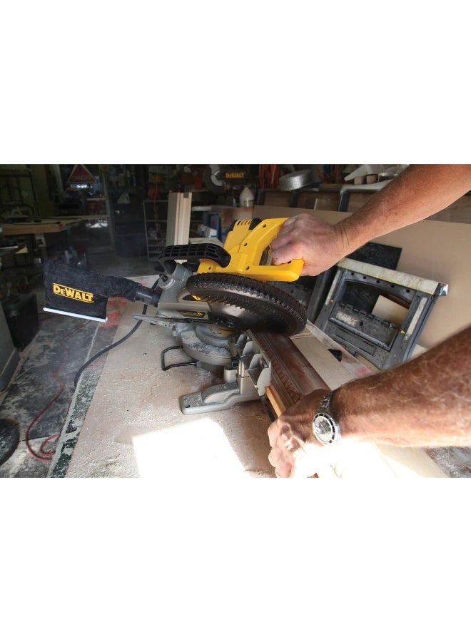 Dewalt Dw714-B5- 250Mm 1650W Non Slide Compound Mitre Saw Good For Wood And Aluminum. With Blade  Yellow Black