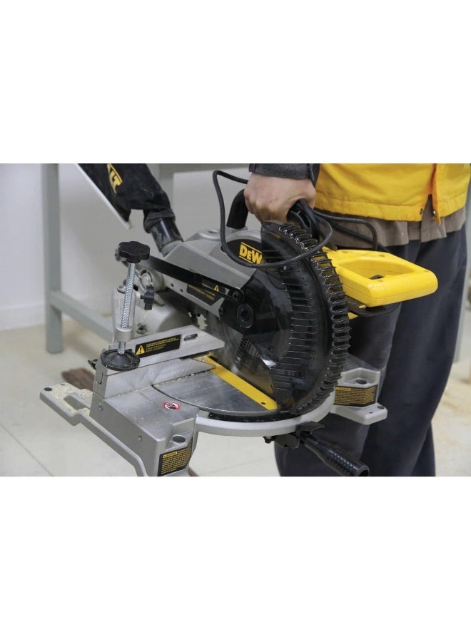 Dewalt Dw714-B5- 250Mm 1650W Non Slide Compound Mitre Saw Good For Wood And Aluminum. With Blade  Yellow Black