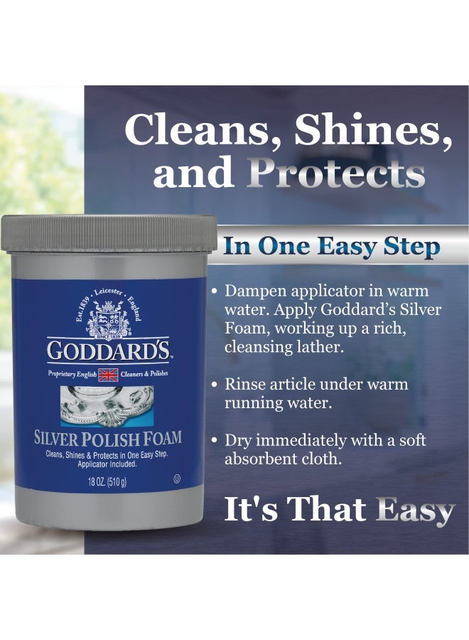 Northern Lab-Goddards 654709 Goddard S Long Shine Silver Foam  18Oz Big Value Pack