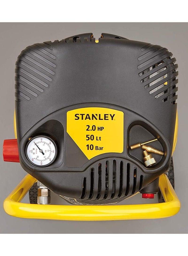 STANLEY Air Compressor with 50L Vertical Tank and 2.0 HP Motor