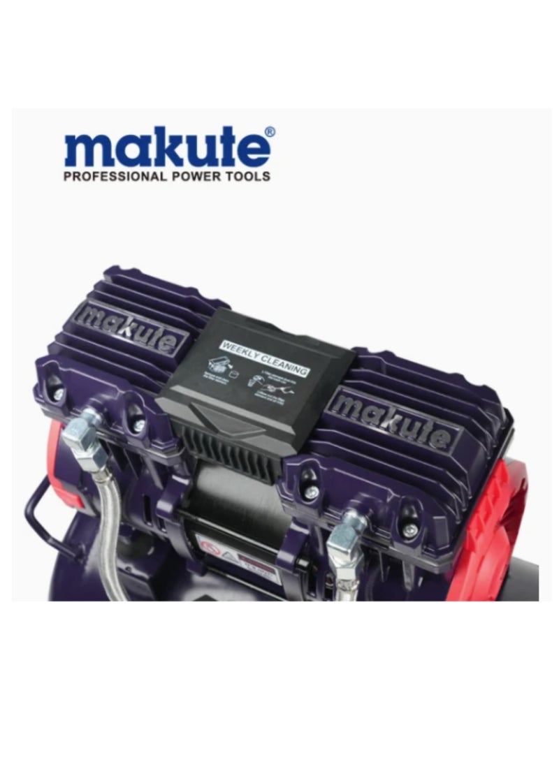 30L Oil-free Piston Air  Compressor 90l/min Nominal Volume Flow  210i/min Exhaust Gas Volume 2850rpm Portable &  Low  Noise for All Your Task (AC121-30W)