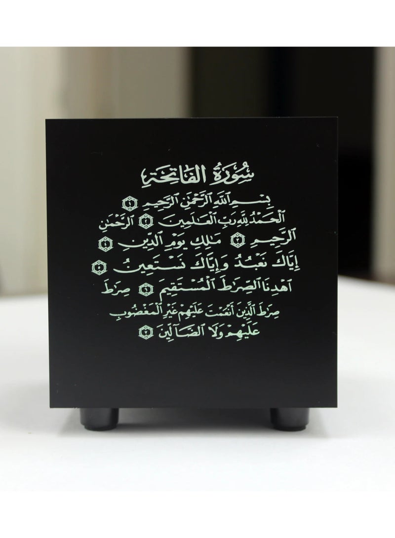 Holy Quran speaker with engravings of verses small size beautiful sound black color